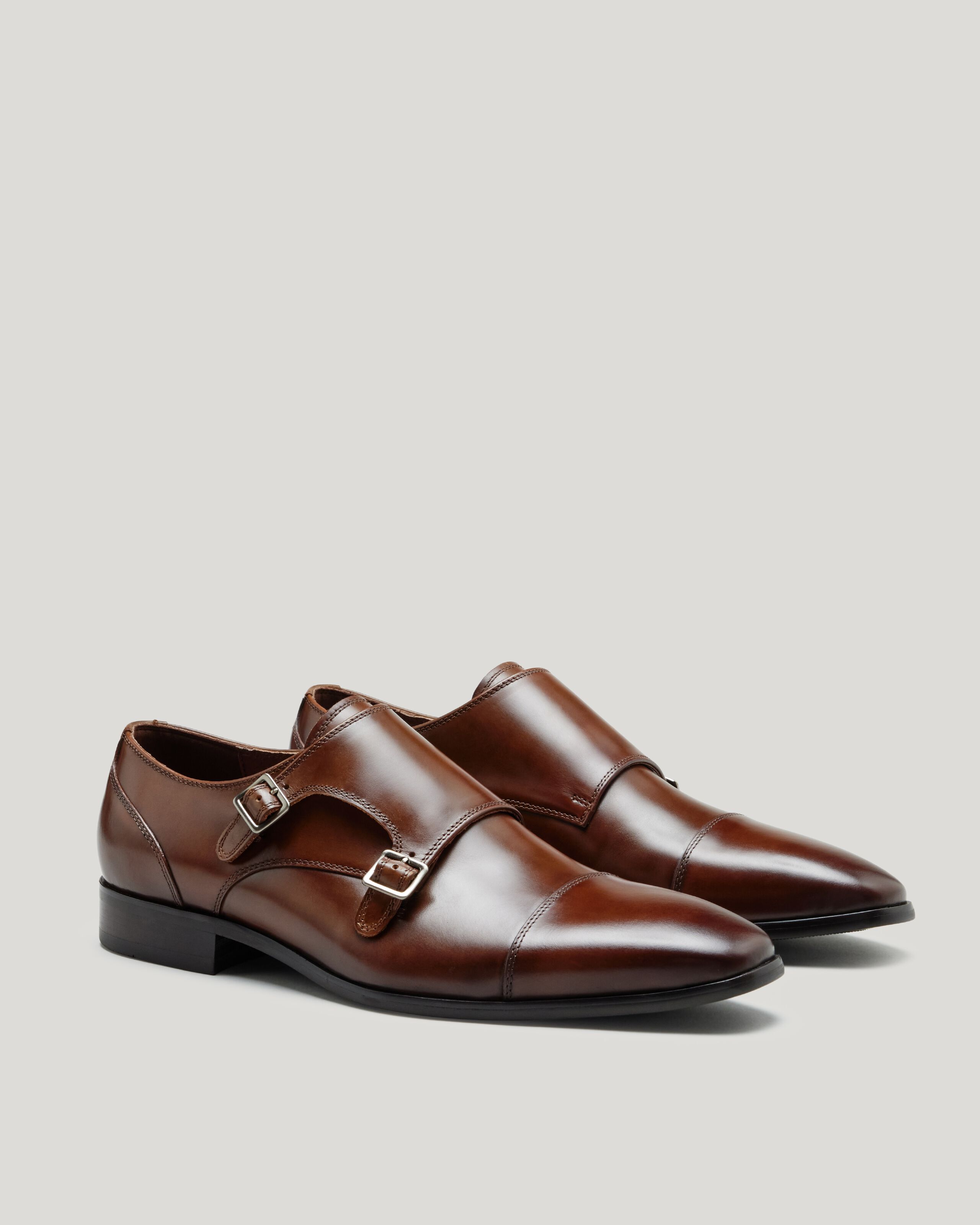 Double strap dress shoes top